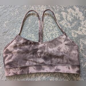 Women's Lululemon Purple & Pink Tie-Dye Sports Bra